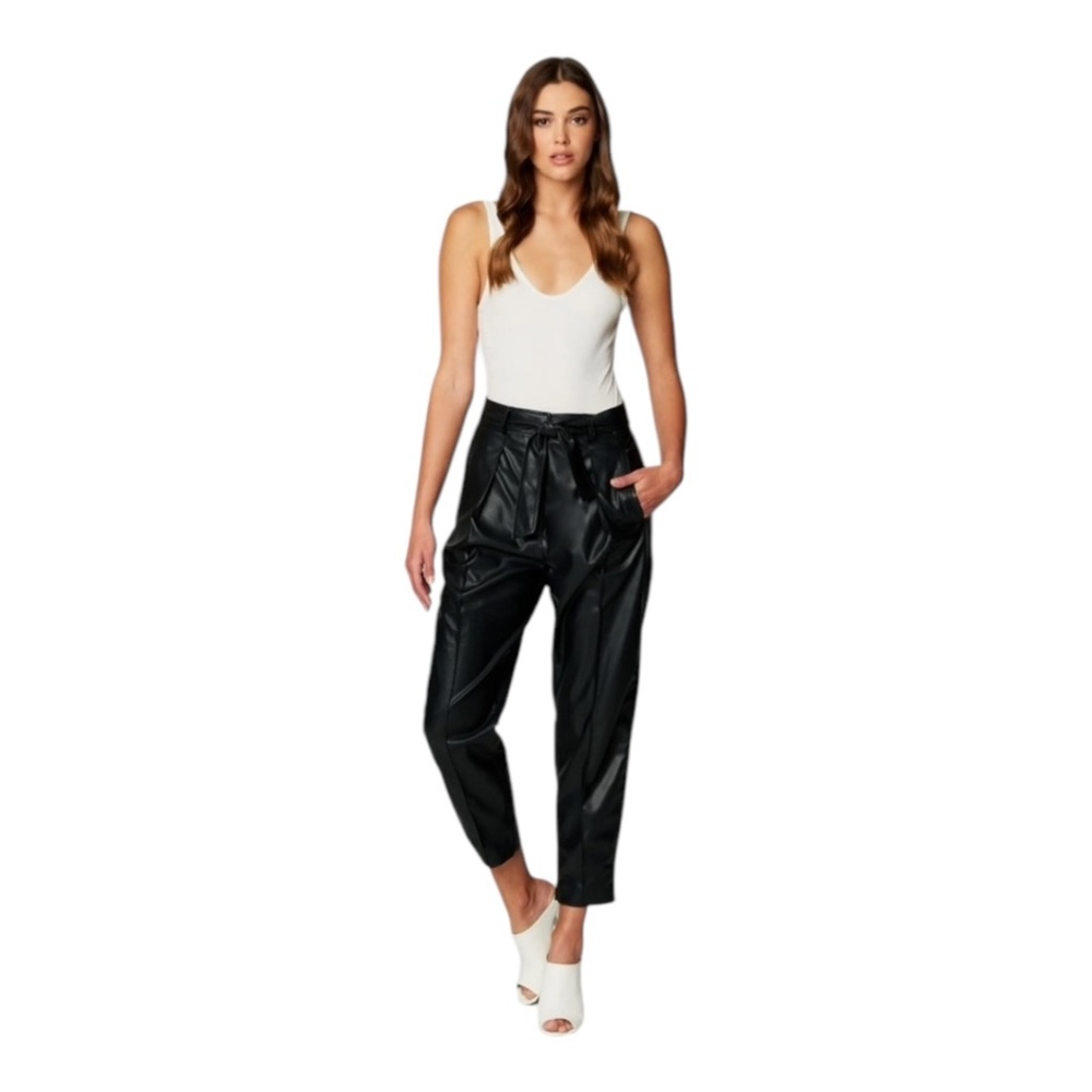 Blank NYC Women's Black Faux Leather Pants - Size 30